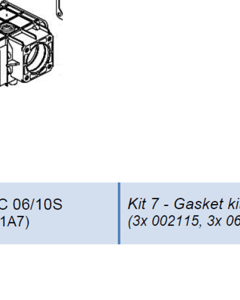 Sealing kit Udor Kit 7, for PNC 06/10 S, PE 11/11